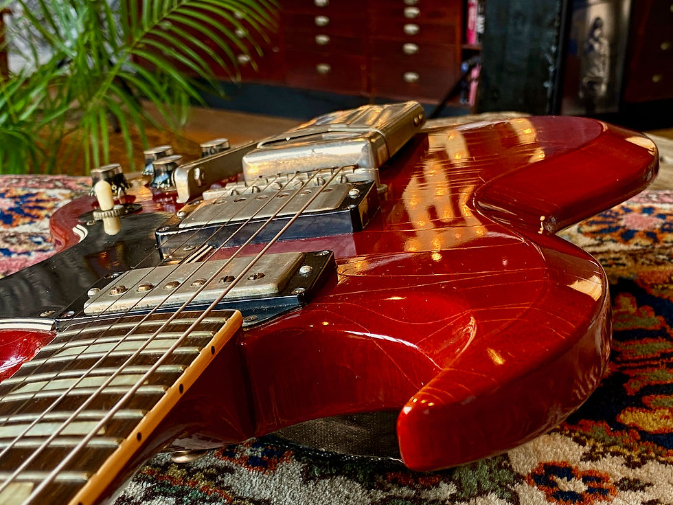 Thumbnail: SOLD! - 1961 "STINGER" Gibson Les Paul SG Standard PAF Cherry Sideways Vibrola