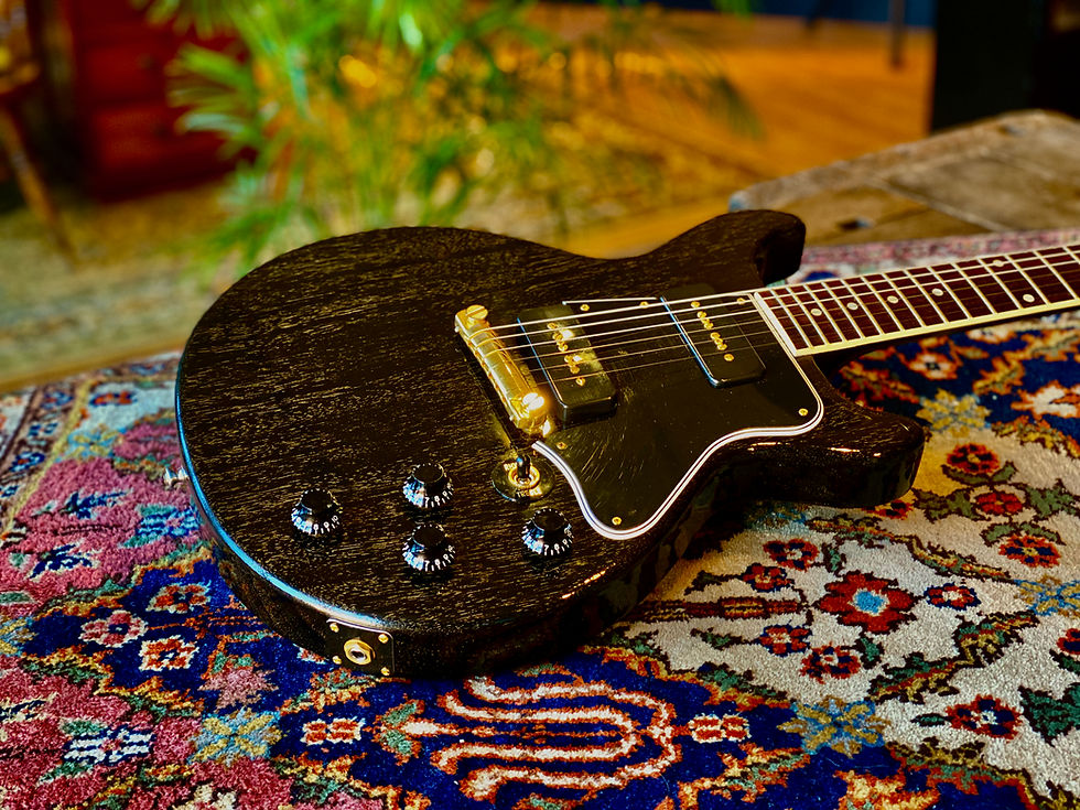 Thumbnail: SOLD! - 2017 Gibson 1 of 25 Custom Shop Les Paul Special DC TV Black Gold