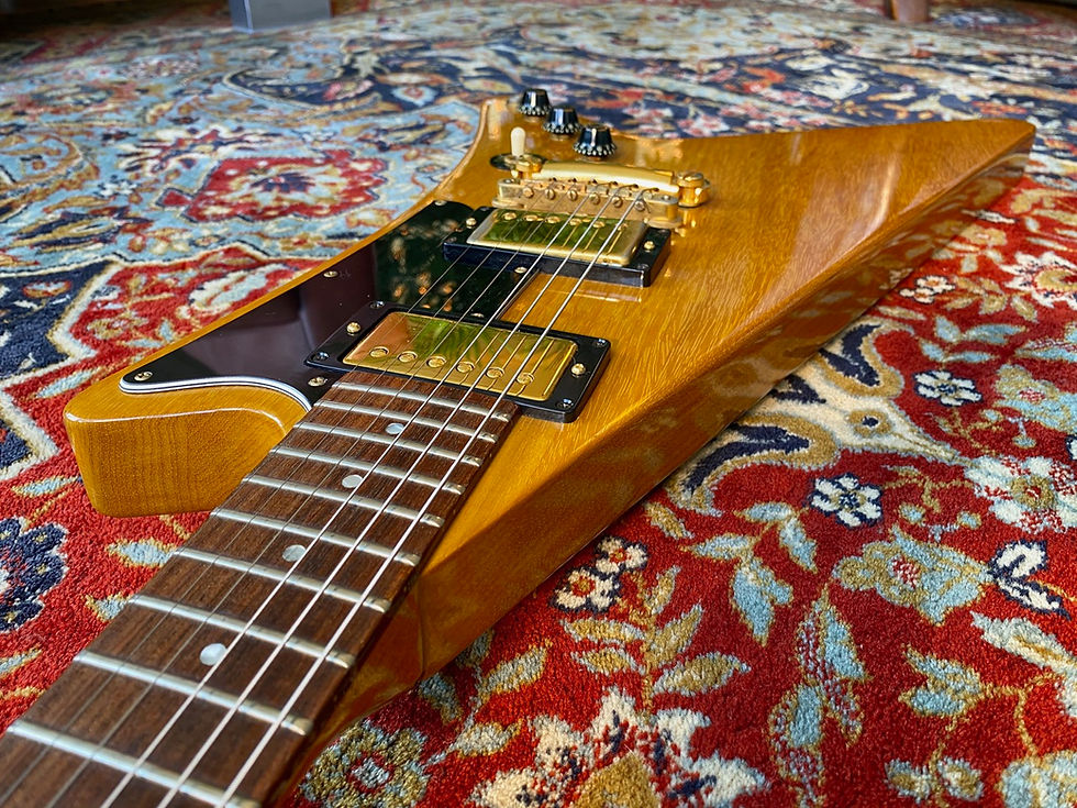 Thumbnail: SOLD! - 1980-1982 Gibson Moderne ’58 Korina Heritage reissue A serial