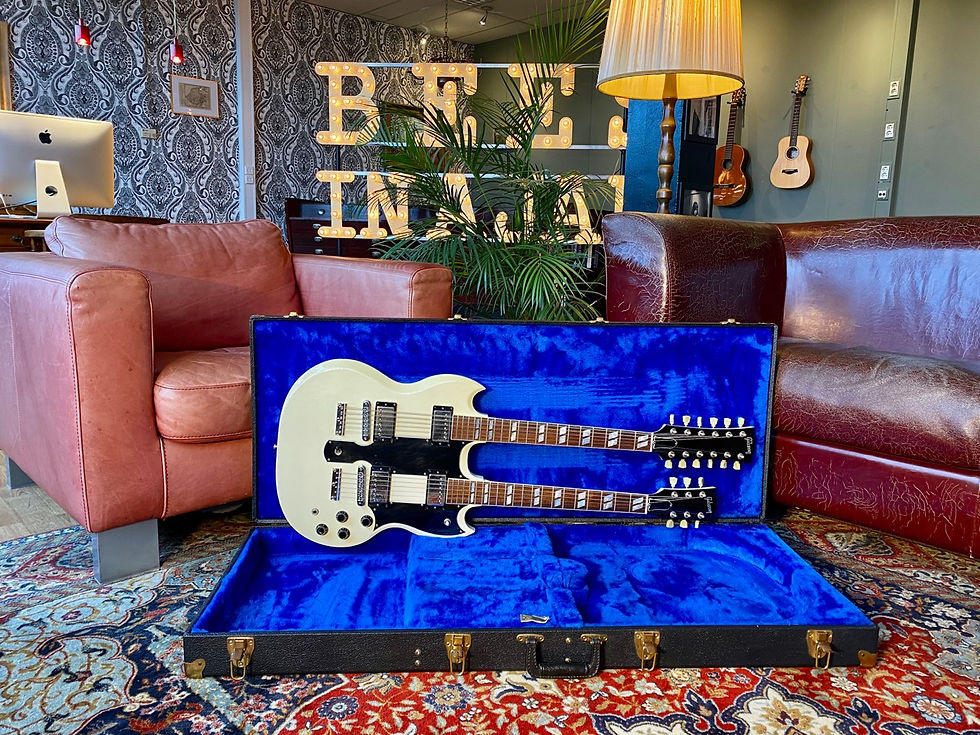 SOLD! - 1988 Gibson EDS-1275 6+12 String SG doubleneck Alpine White