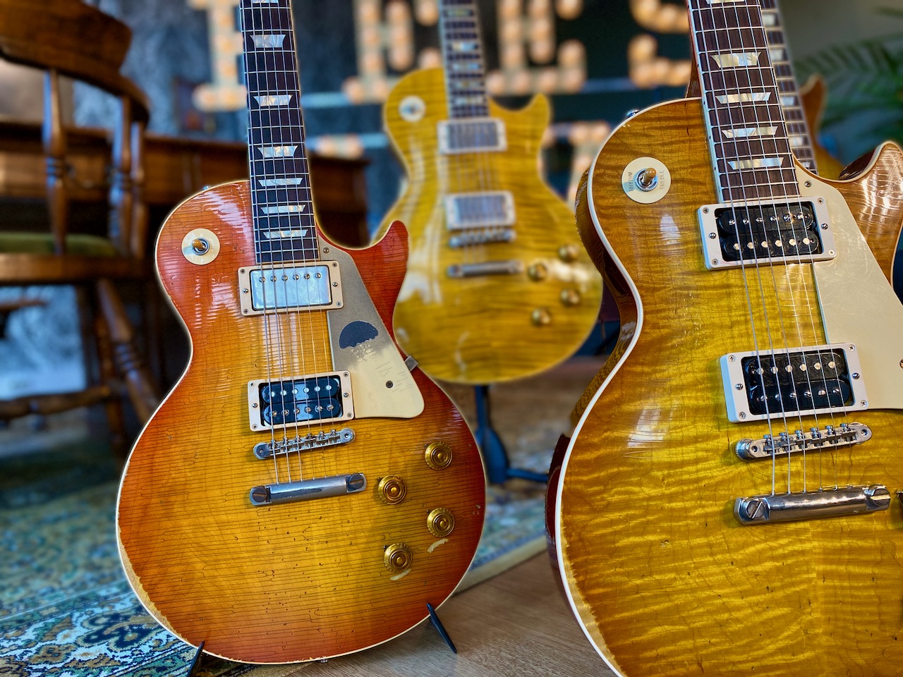 7 x rare Gibson Murphy Aged Les Paul BONANZA (and an SG) - Thumbnail 2