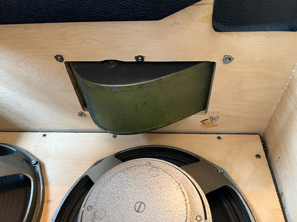 Thumbnail: 1968 Marshall 1960B 4x12 Pinstripe Bottom Cabinet straight cab