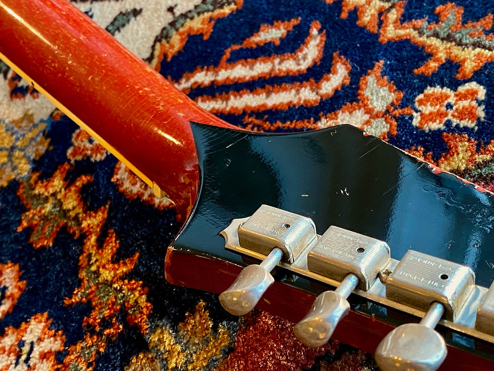 Thumbnail: SOLD! - 1966 Gibson Trini Lopez w/ factory Bigsby & factory Stinger Cherry Red