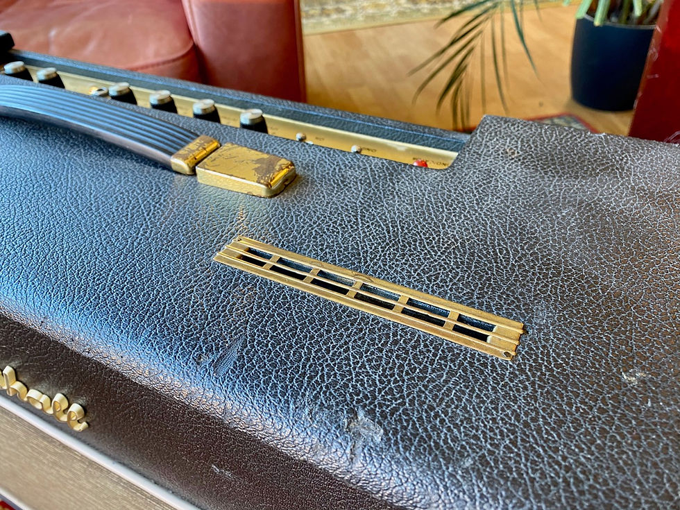 Thumbnail: SOLD! - 1965 Marshall model 1973 18WATT 2x12 pinstripe Combo Tremolo