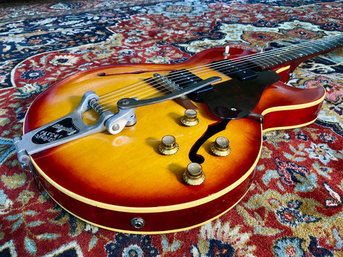 SOLD! - 1963 Gibson ES-125 TDC Sunburst Archtop 2 x P90