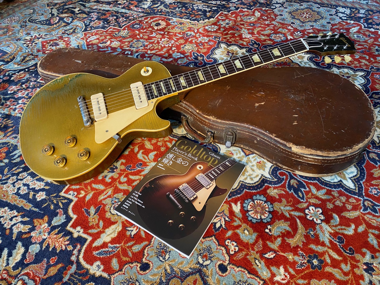 1955 Gibson Les Paul Standard All Gold Goldtop - Thumbnail 3
