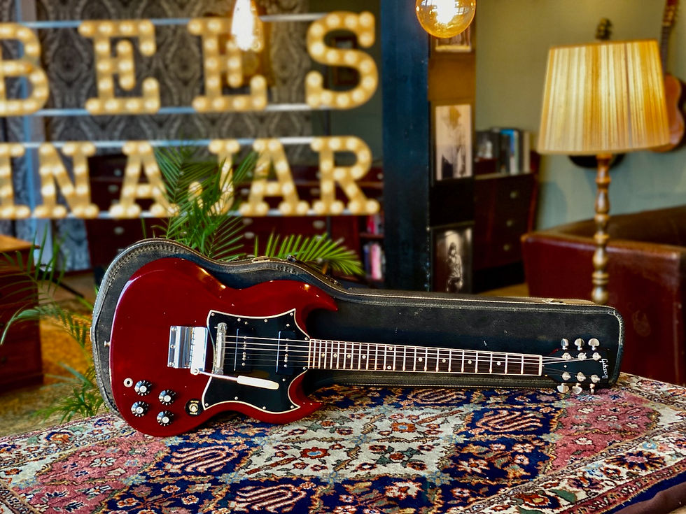 SOLD! - 1969 Gibson SG Special Cherry Red P90 "Batwing"