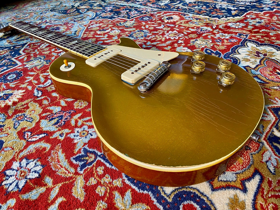 Thumbnail: SOLD! - 1953 Gibson Les Paul Gold Top Wraparound Goldtop