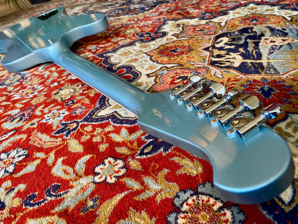 Thumbnail: SOLD! - 2010 Gibson Firebird V Reverse Ice Blue Frost Metallic Lyre Maestro