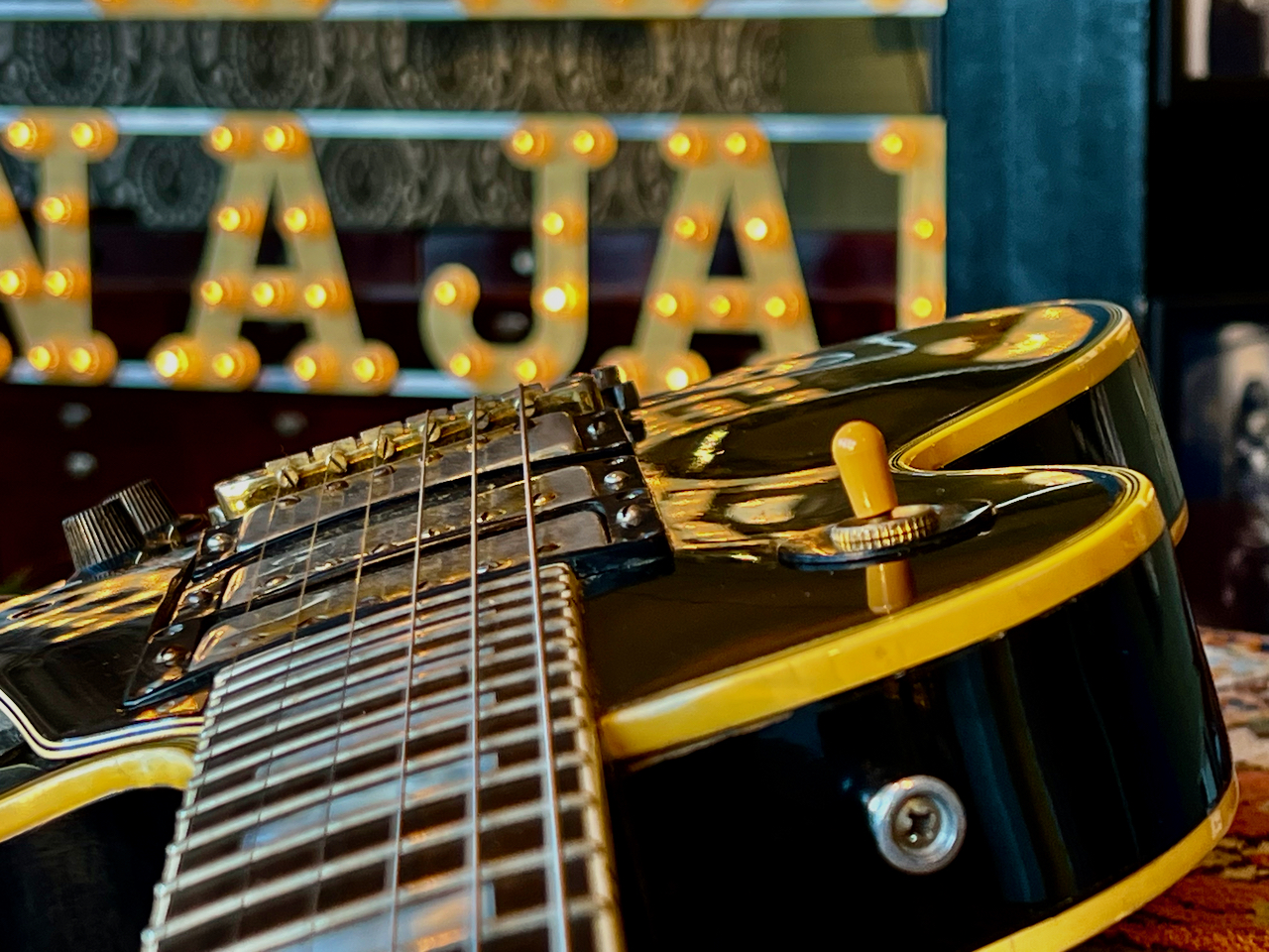 1971 Gibson Les Paul Custom Black Beauty 3PU 3 pickup - Thumbnail 3
