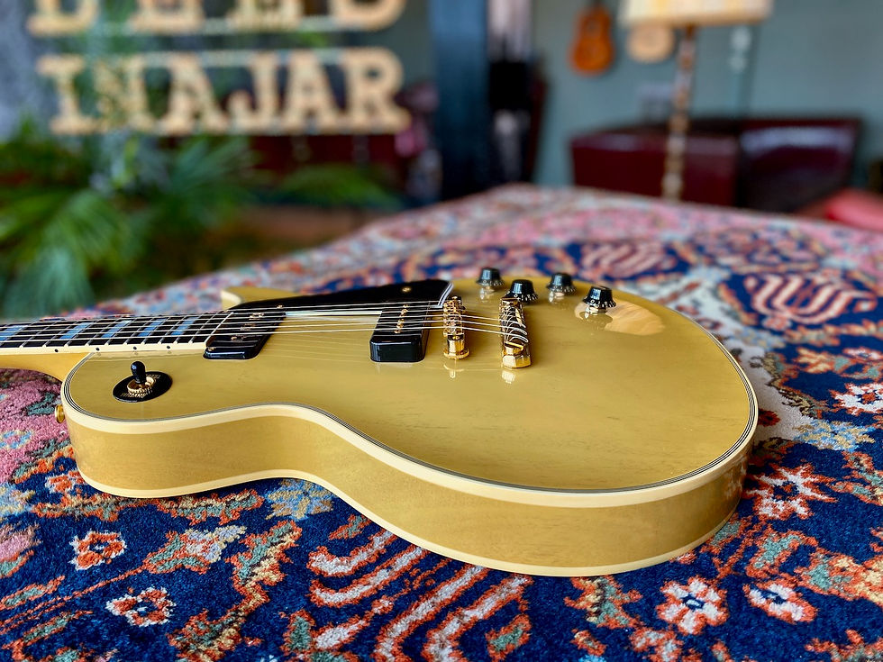 Thumbnail: SOLD! - 2022 3.8Kg Gibson Les Paul Custom 1956 70th Ann. M2M TV Yellow VOS R4 54