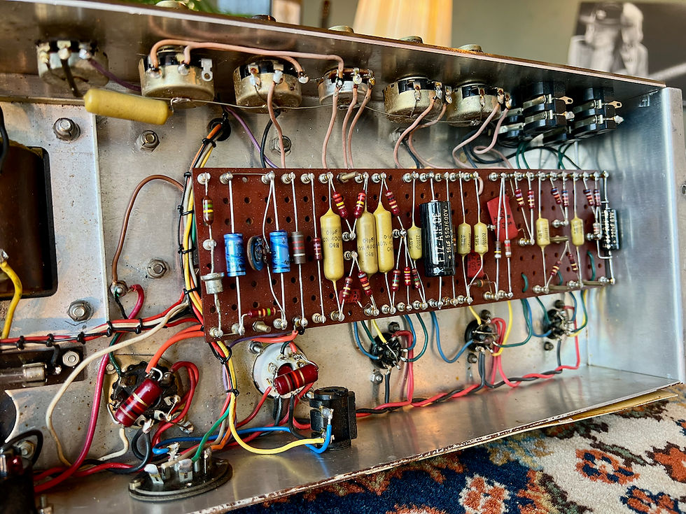 Thumbnail: 1965 Marshall JTM45 MkII Lead White Panel 50W Plexi