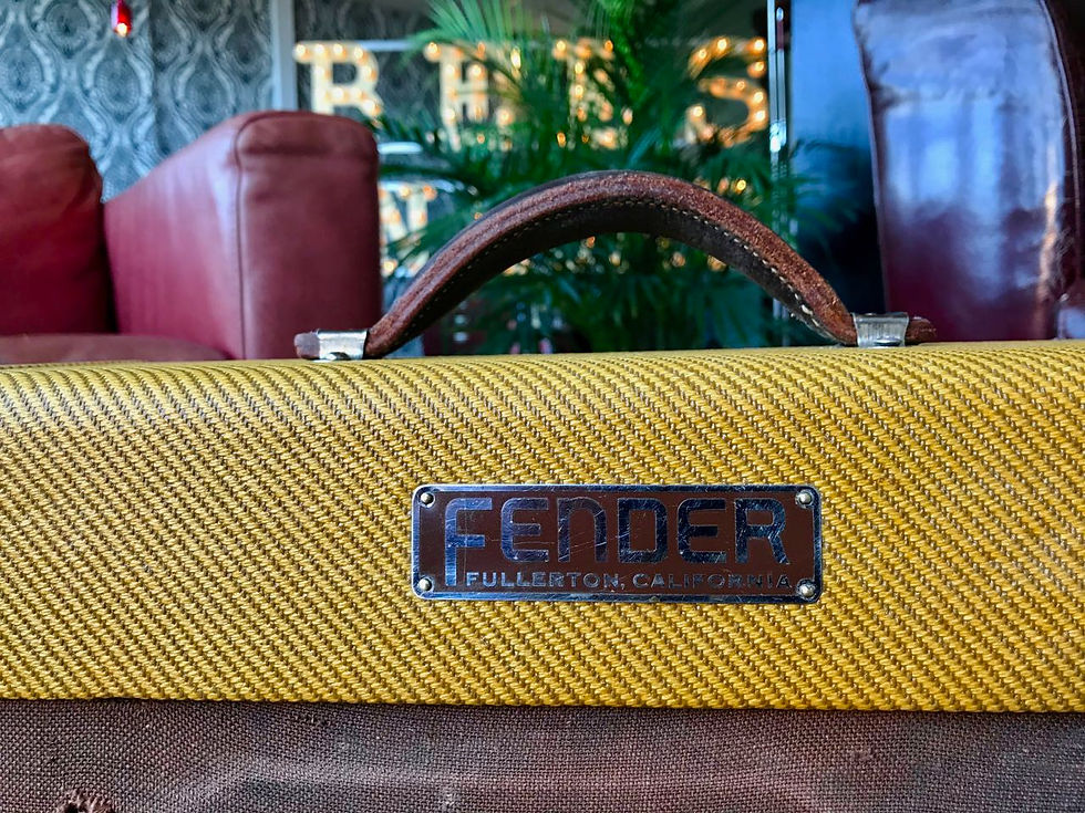 Thumbnail: SOLD! - 1953 Fender 5C3 Tweed Deluxe Wide Panel