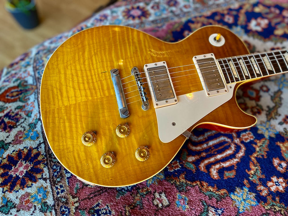 Thumbnail: SOLD! - 2014 Gibson Aged & Signed Les Paul Joe Bonamassa Skinnerburst #3