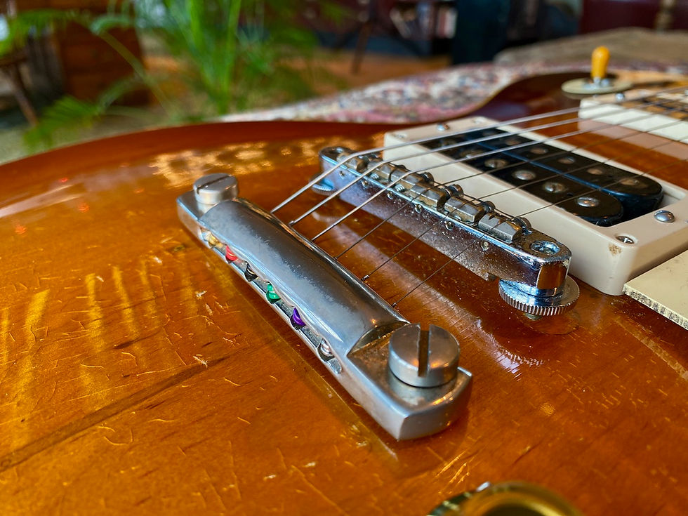 Thumbnail: SOLD! - 1953 - 1959 Gibson 3.9Kg Les Paul Goldtop to Burst Conversion