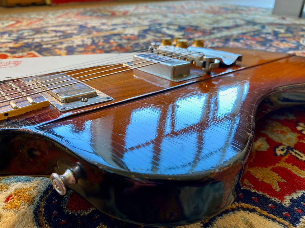 Thumbnail: SOLD! - Rick Rivets - New York Dolls - 1964 Gibson Firebird III Tob. Sunburst