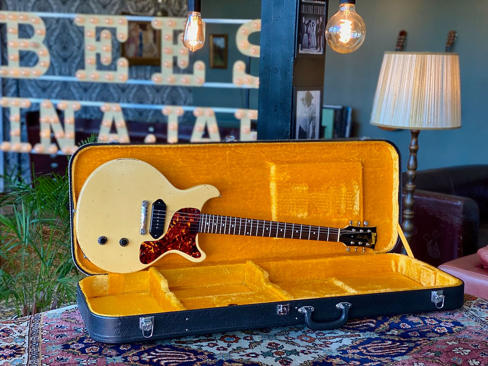 SOLD! - 1980's Burny Rock'n Roll RTV-55 Les Paul TV Junior DC MIJ Japan