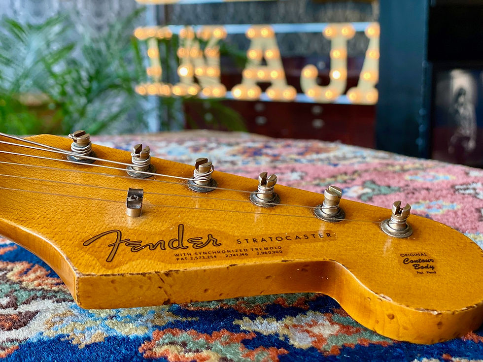 Thumbnail: SOLD! - 2015 Fender John Cruz Masterbuilt 63 Heavy Relic Stratocaster Aztec Gold
