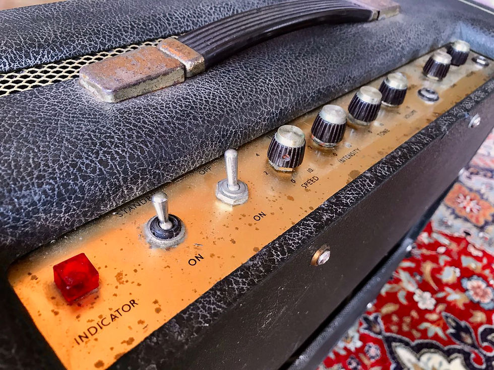 Thumbnail: SOLD! - Super Rare 1968 Marshall Popular #1930 Pinstripe 2x10 Tremolo 10W plexi