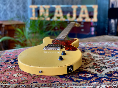 SOLD! - 1980's Burny Rock'n Roll RTV-55 Les Paul TV Junior DC MIJ