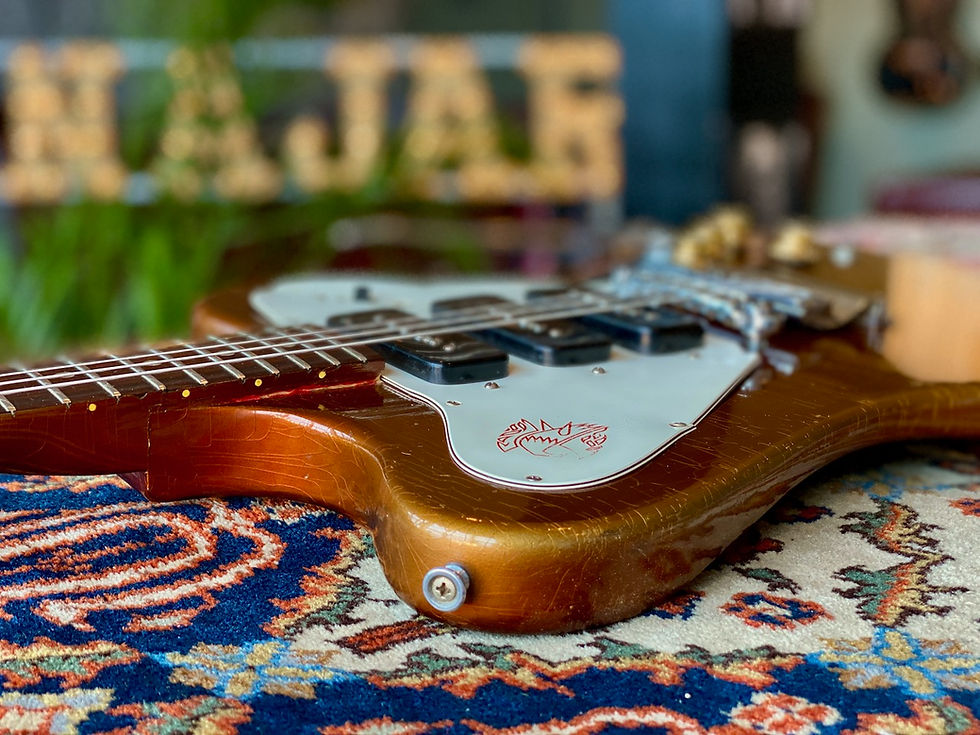 Thumbnail: 1966 Gibson Firebird III Sparkling Burgundy Metallic