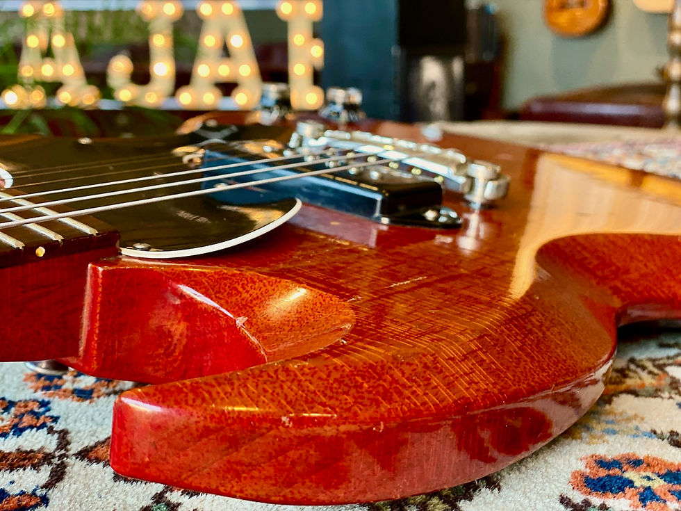 Thumbnail: SOLD! - 1962 lightweight 2.7Kg Gibson Les Paul Junior SG Cherry Red Small Guard
