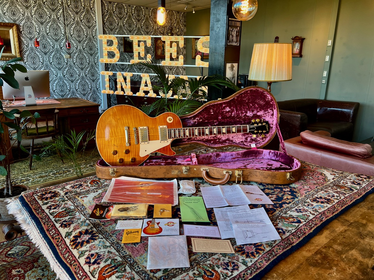 2003 Gibson Gary Rossington Ltd. Ed. 1959 Les Paul Tom Murphy Aged "Bernice" - Thumbnail 3