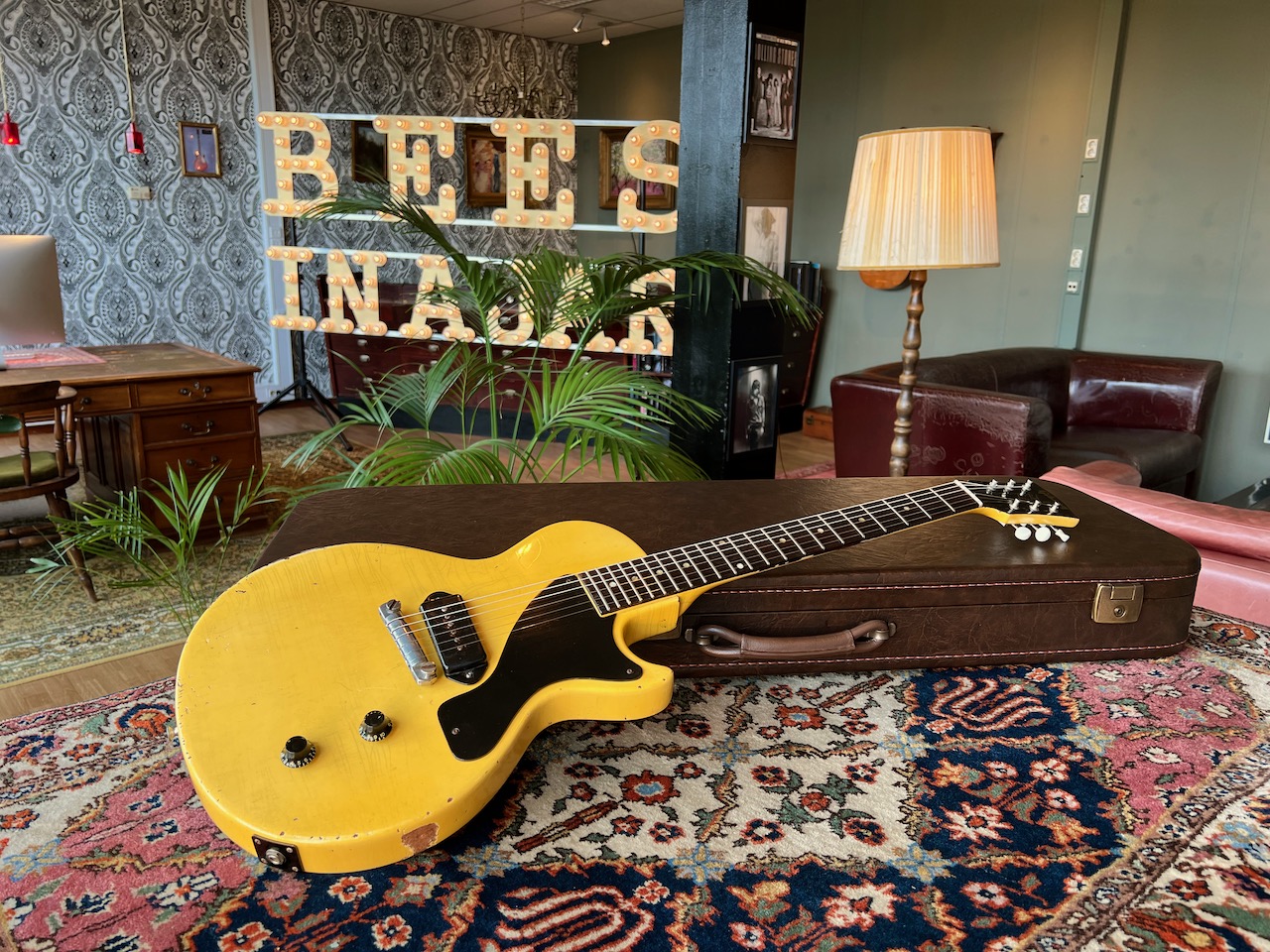 1954 Gibson Les Paul Junior TV Yellow jr. - Thumbnail 3