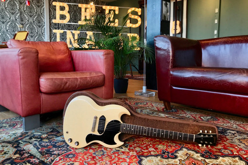 SOLD! - 1964 Gibson SG TV Junior Polaris White P90 w/ original