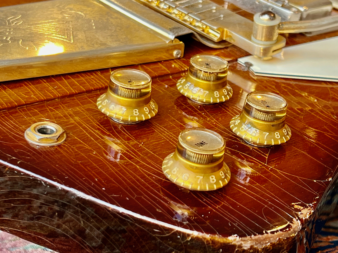 1963/1964 Gibson Firebird VII Reverse Sunburst Gold - Thumbnail 3