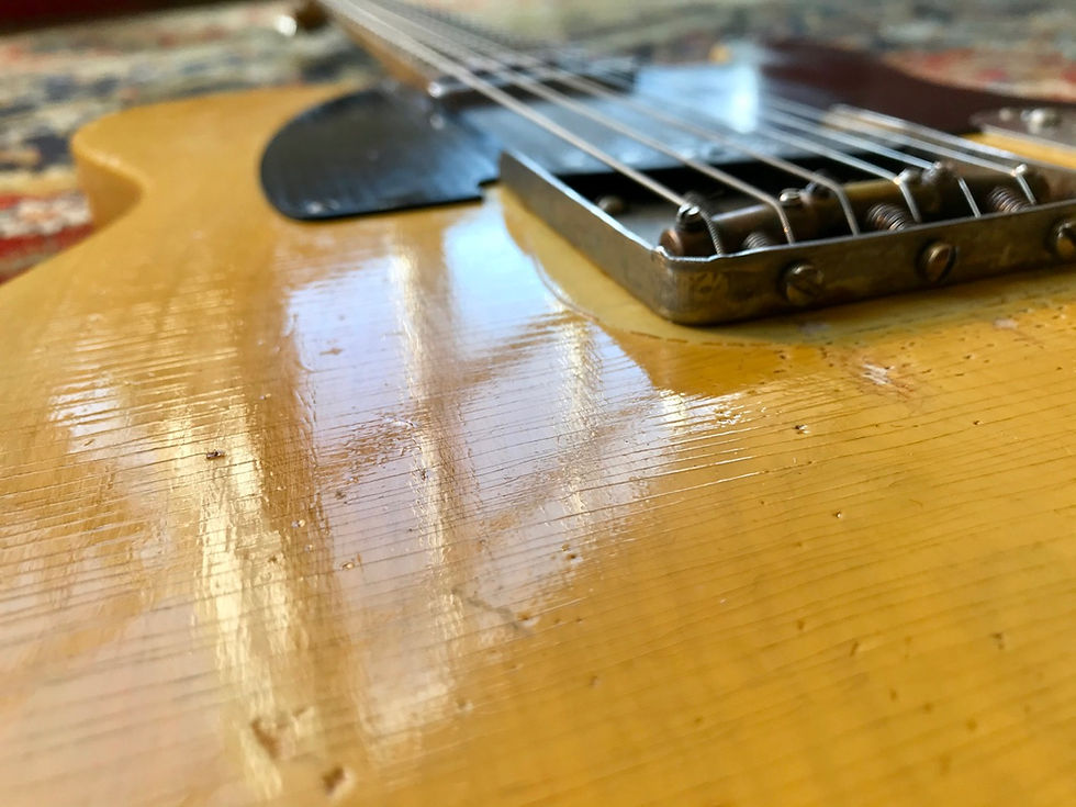 Thumbnail: SOLD! - 2017 Nacho Banos Nachocaster 1950 Blackguard Broadcaster + Book