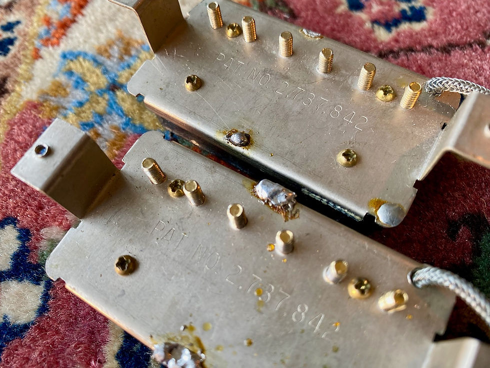 Thumbnail: SOLD! - 1974-1978 Gibson T-TOP Humbuckers PAF pickups