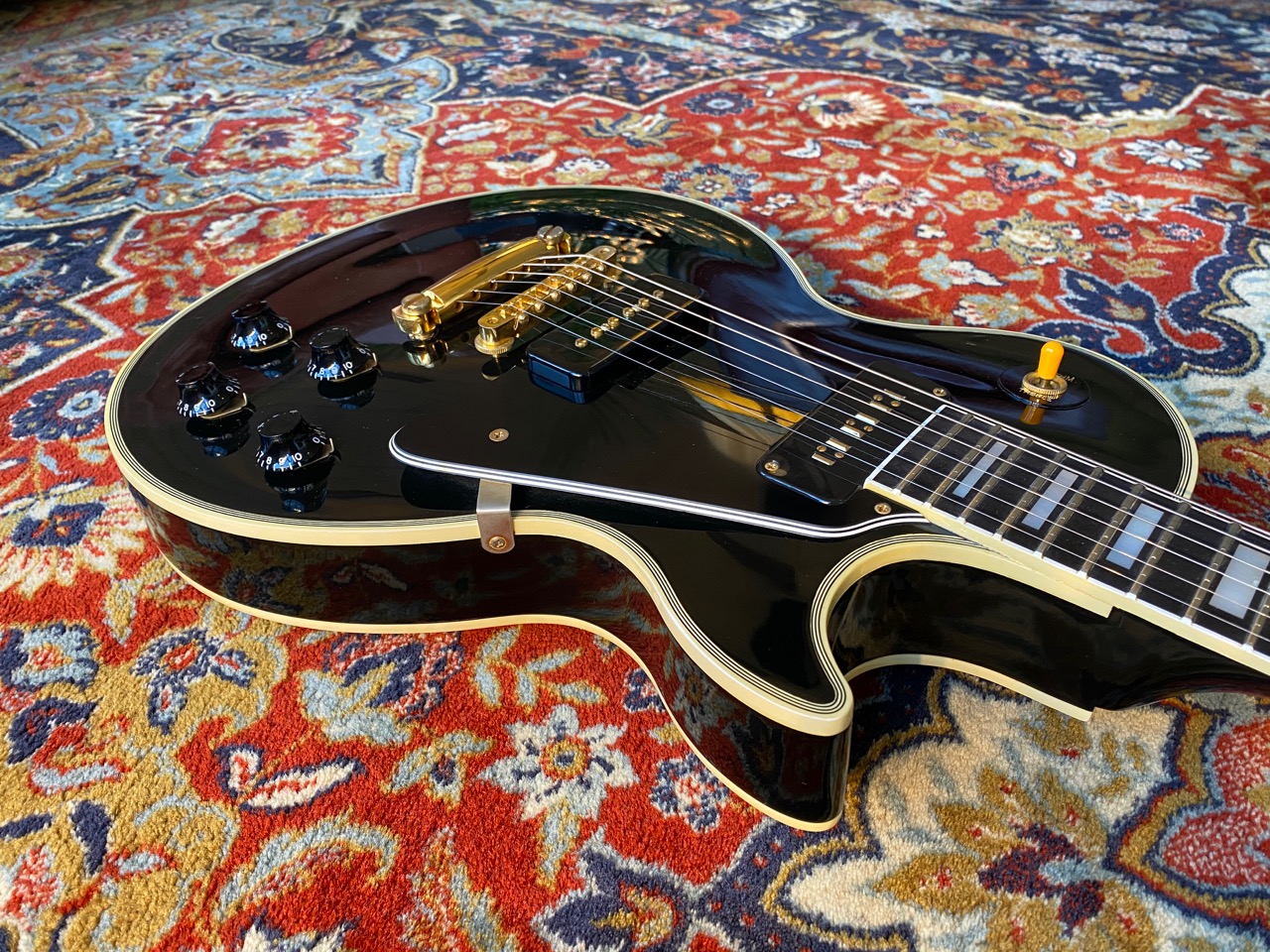 1992 Pre Historic Gibson Les Paul Custom ’54 Reissue Black Alnic0 - Thumbnail 6