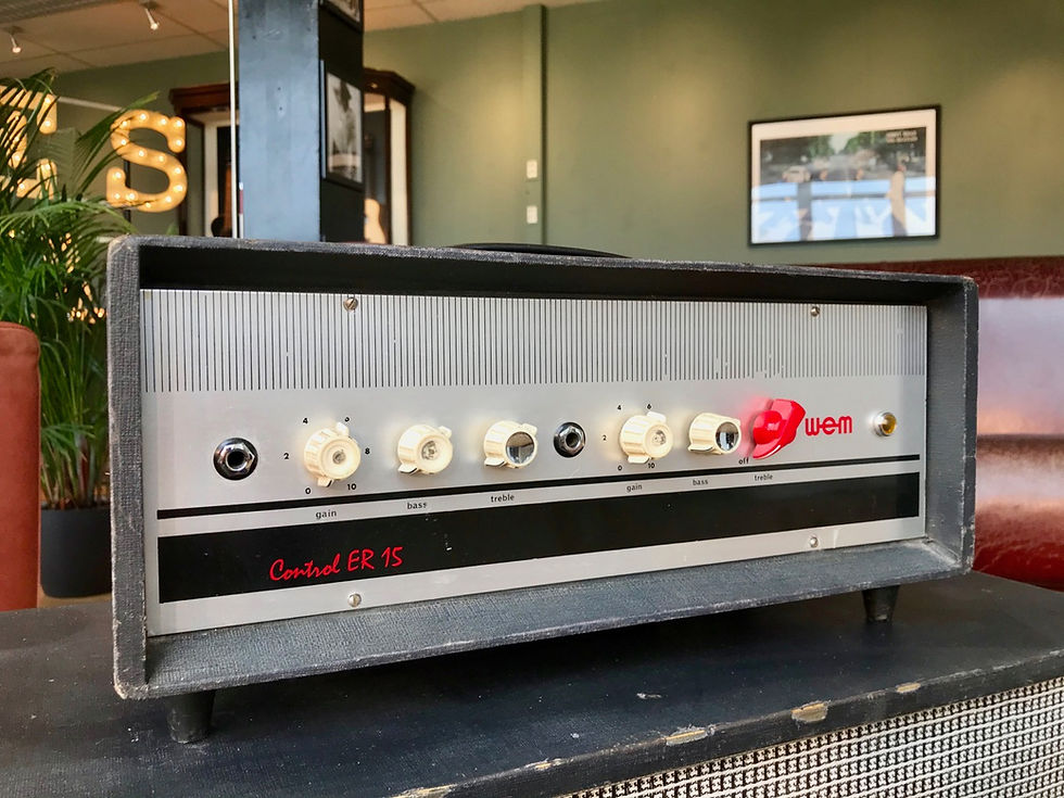 Thumbnail: SOLD! - 1965 WEM Control ER 15 15WATTS + WEM Power Bass 2x10 cabinet