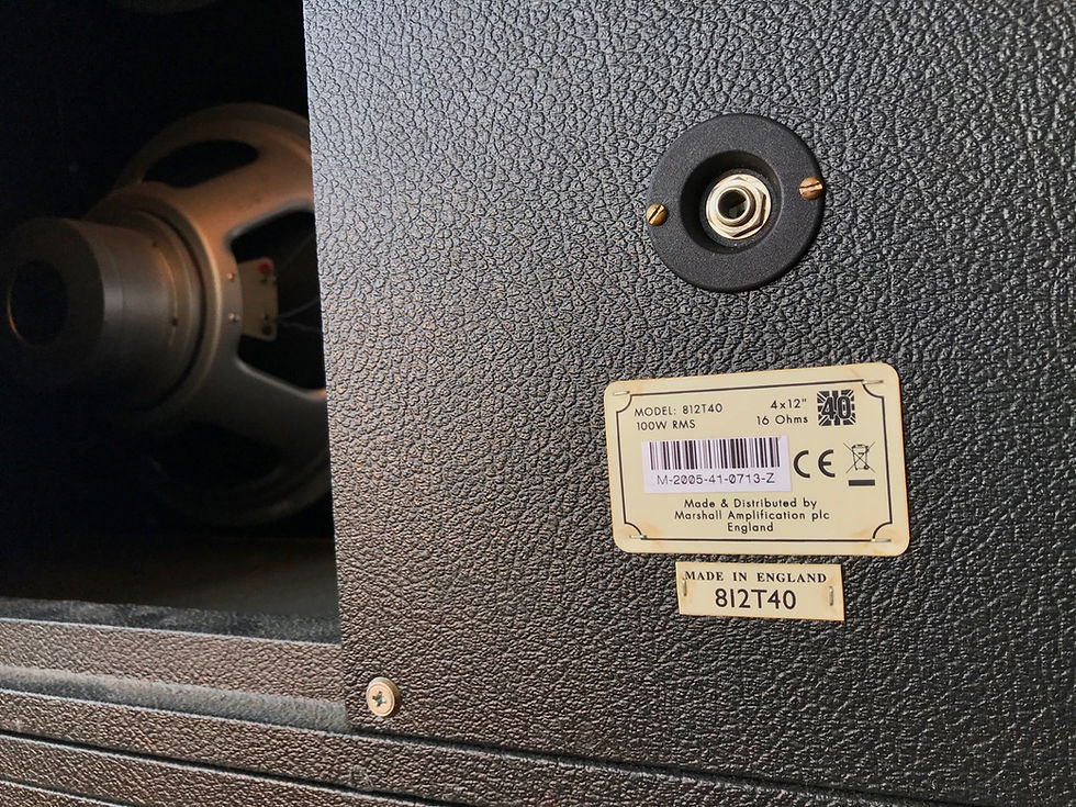 Thumbnail: SOLD! - 2005 Marshall 812T40 + 812B40 cab w/ 4 x 12 Celestion T652 Alnico
