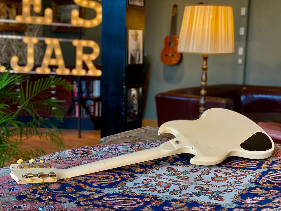 Thumbnail: SOLD! - 1965/1966 Gibson SG Junior Polaris White
