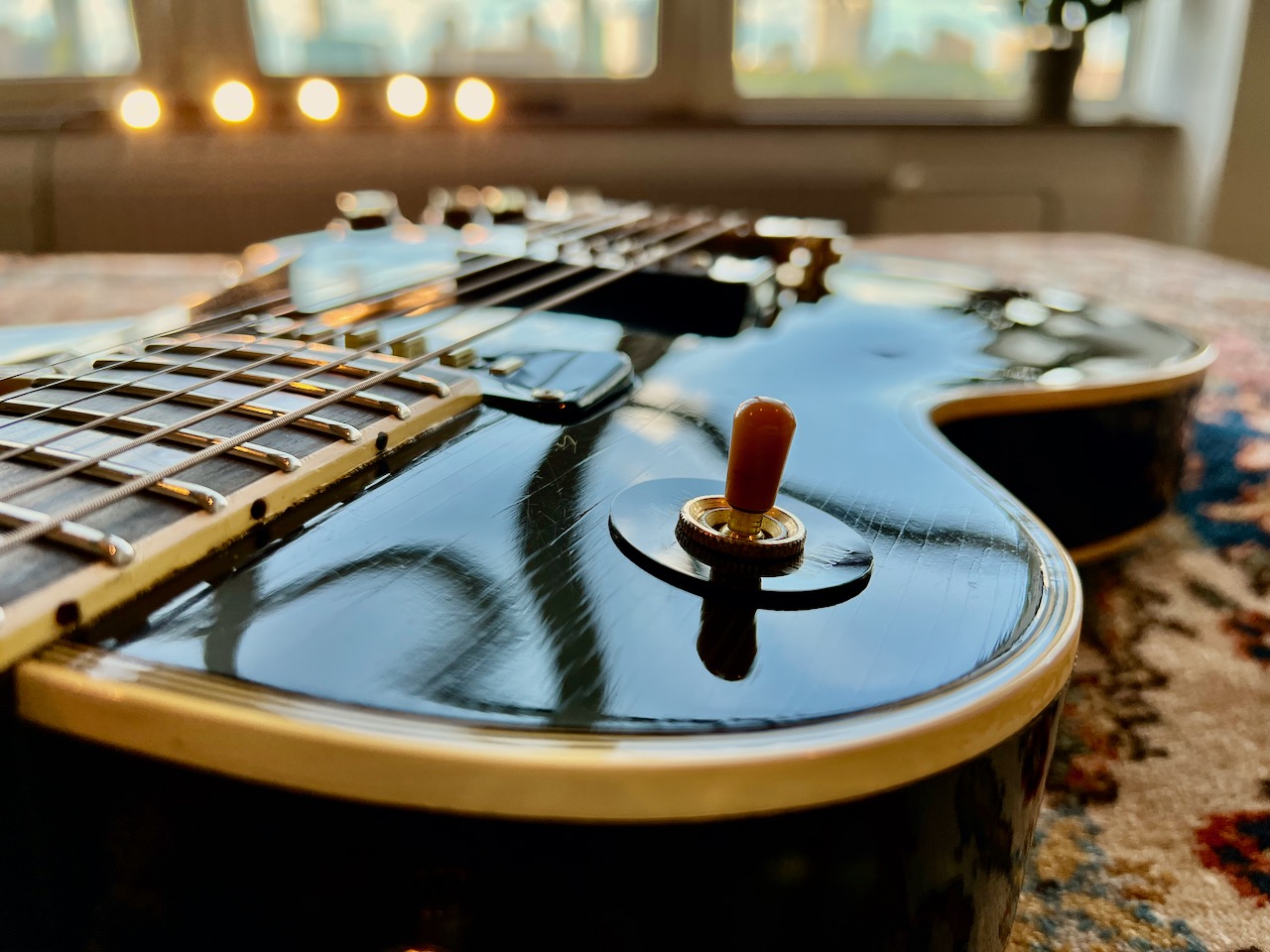 Rock Star owned 1956 Gibson Les Paul Custom Black Beauty Alnico-V - Thumbnail 5