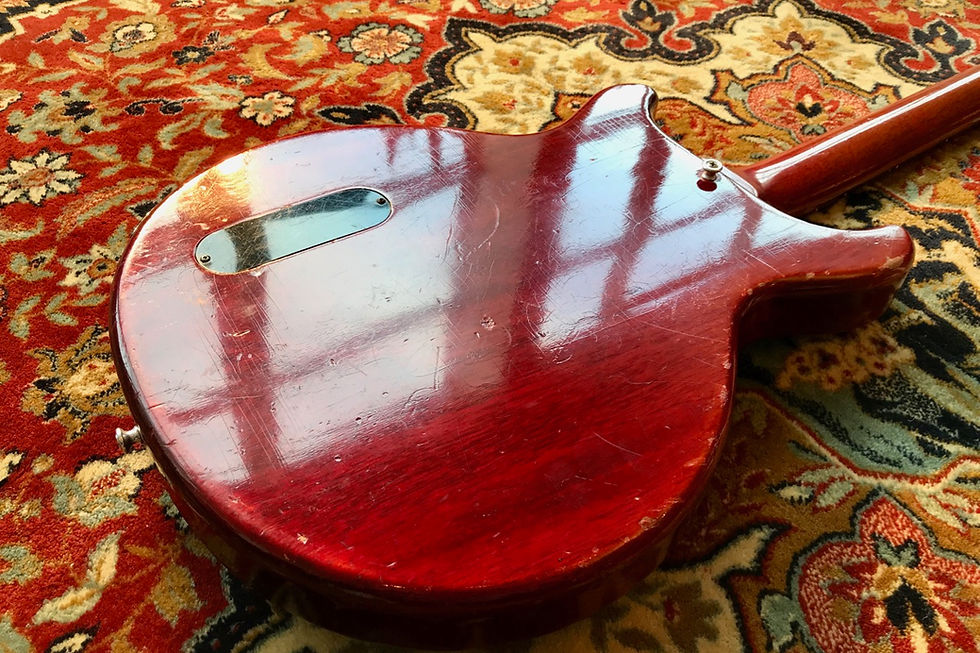 Thumbnail: SOLD! 1959 Gibson Les Paul Junior Cherry DC Double Cut P90 w/ original croc case