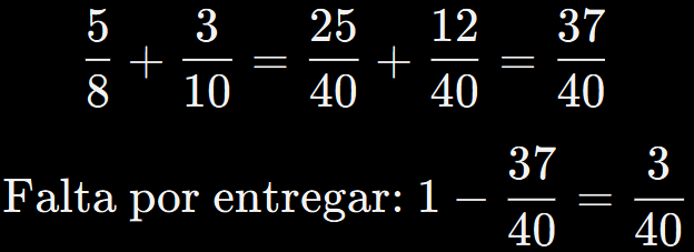 Ejercicios de Fracciones Resueltos