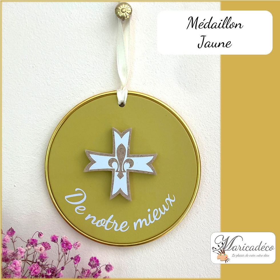 Miniature : Médaillon "De notre mieux"