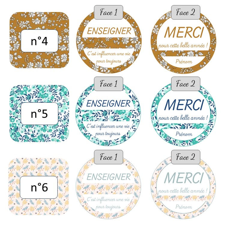 Miniature : A créer : Porte-clé double face personnalisé : "Enseigner, c'est influencer..."