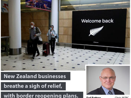 New Zealand businesses breathe a sigh of relief, with border reopening plans.