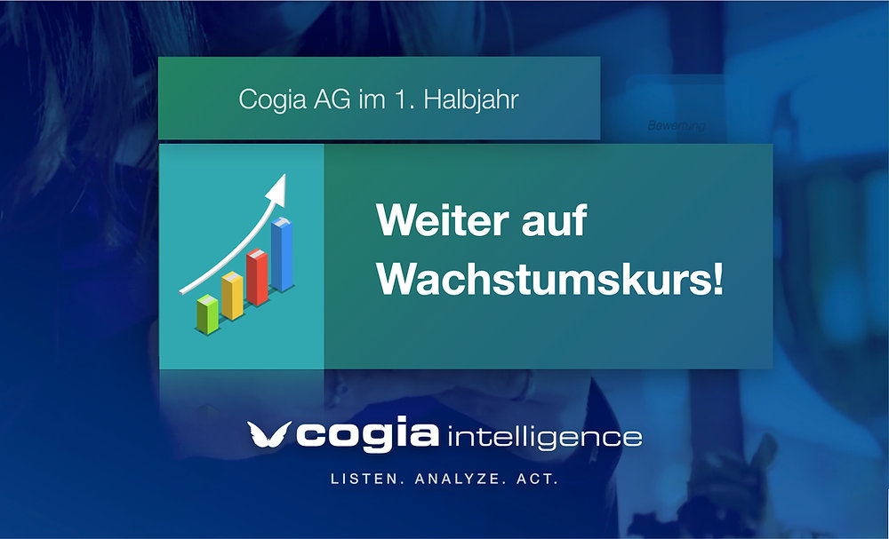 2022 Cogia AG im 1. Halbjahr weiter auf einem Wachstumspfad