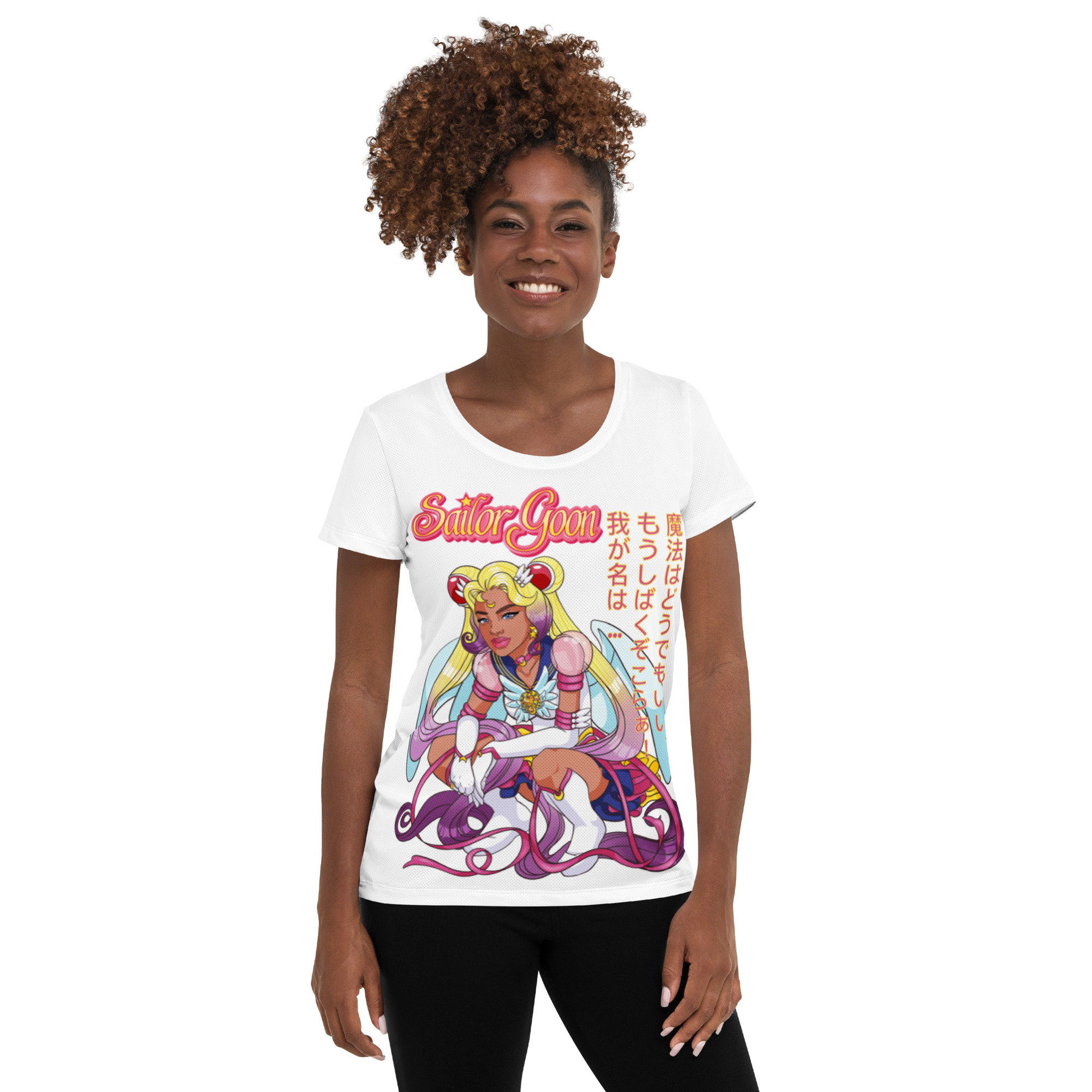 Sailor Goon Large Print T Shirt Top Logo Everyday Cosplay Sailor Goon Large Print T Shirt Top Logo Everyday Cosplay