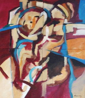 pintura Luiz queimadela