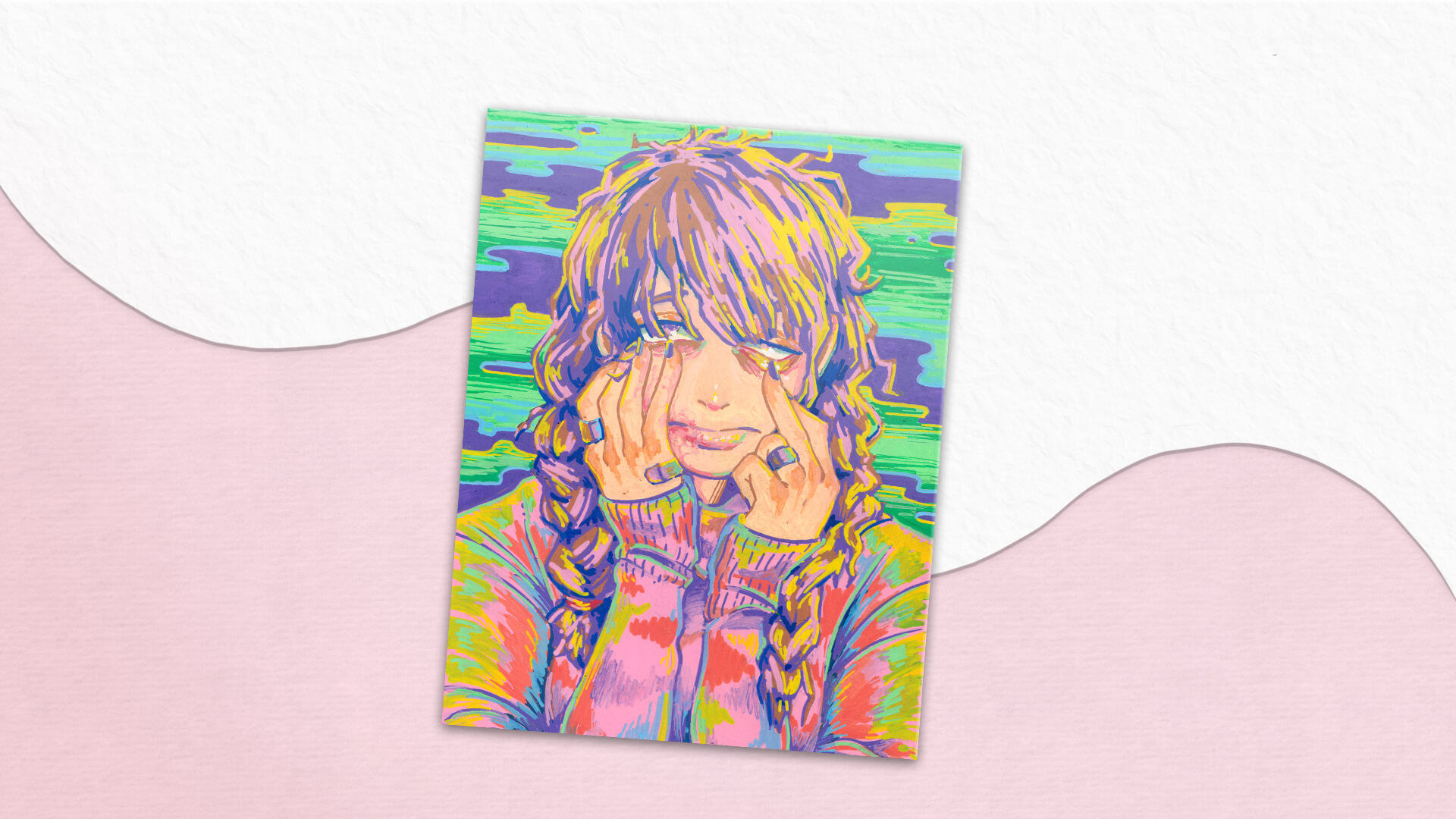 つかれた (tsukareta) Art Print