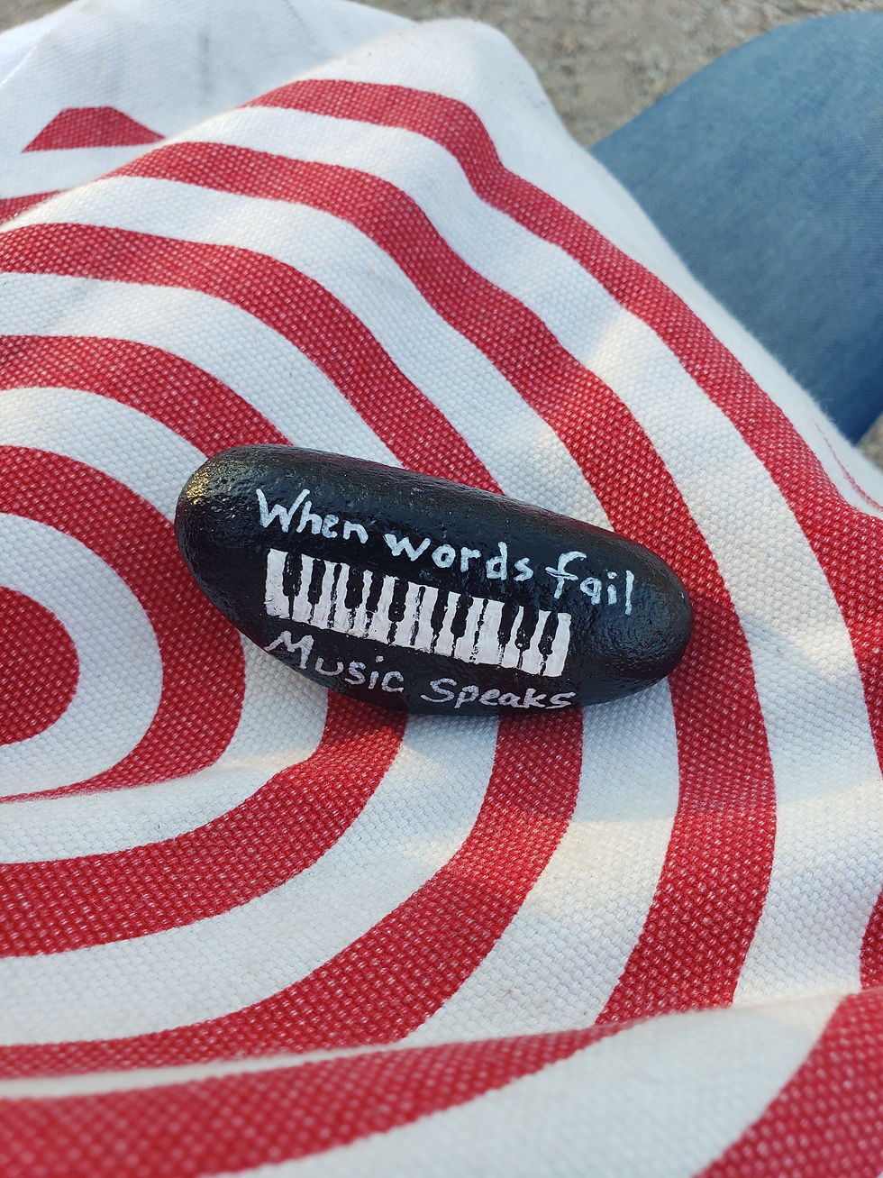 Painted rock