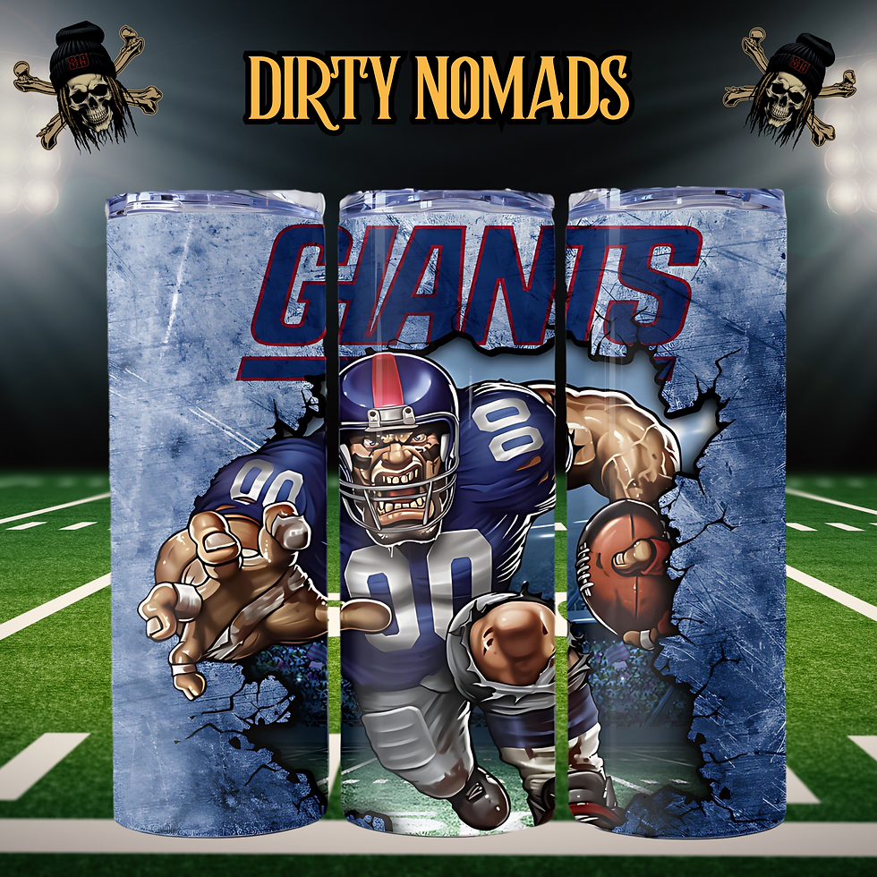 Giants Mascot ~ Stainless steel tumbler