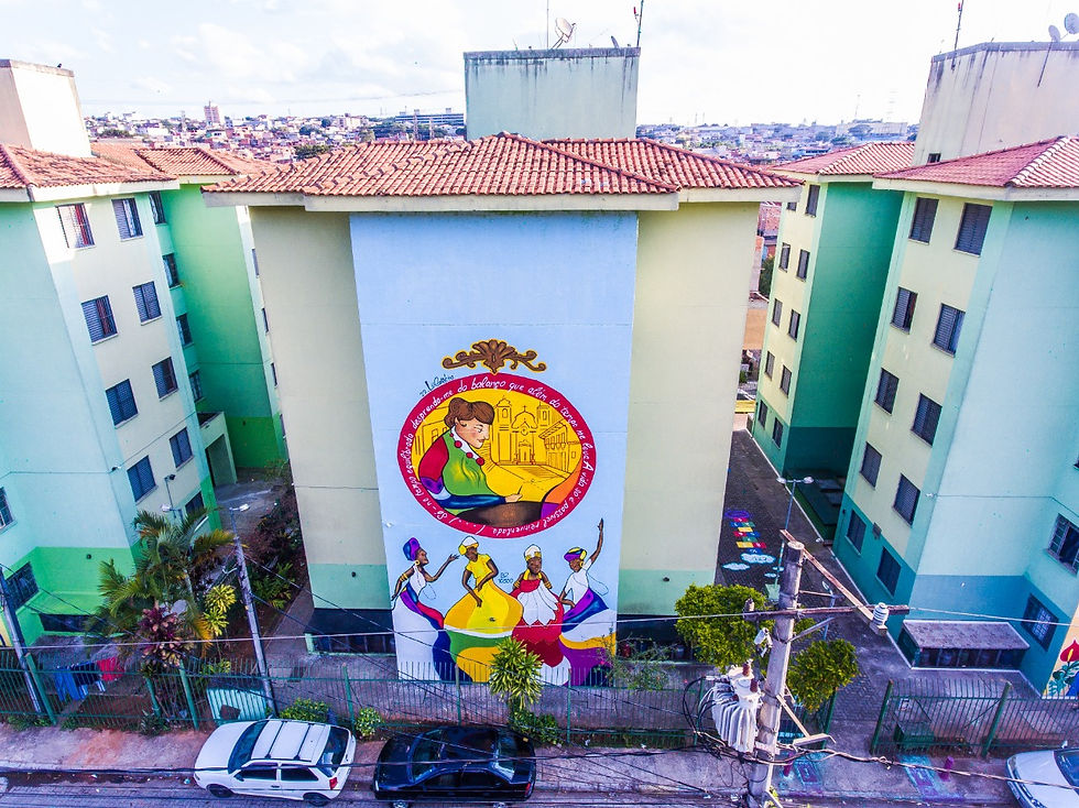 Empena Cecília Meireles