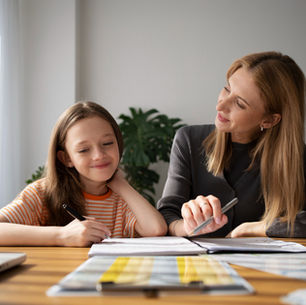A student with a university tutor working at weekend